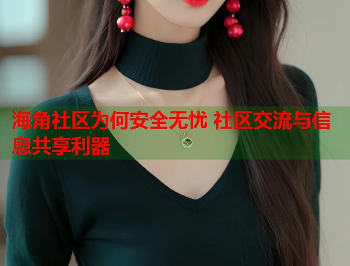 海角社区为何安全无忧 社区交流与信息共享利器