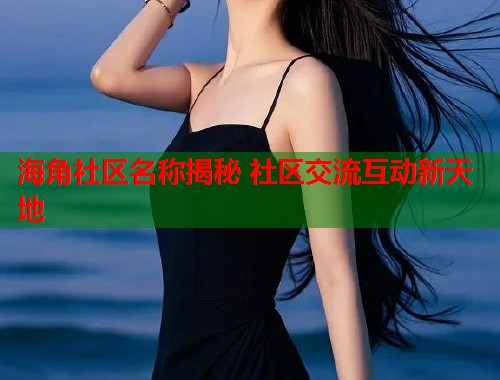 海角社区名称揭秘 社区交流互动新天地  第2张