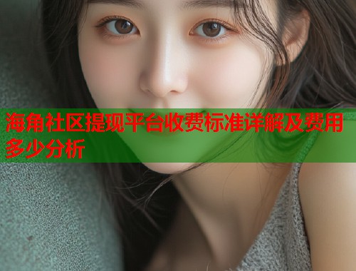 海角社区提现平台收费标准详解及费用多少分析