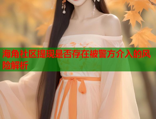 海角社区提现是否存在被警方介入的风险解析