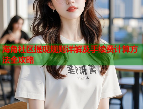 海角社区提现规则详解及手续费计算方法全攻略