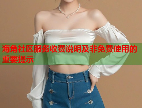 海角社区服务收费说明及非免费使用的重要提示