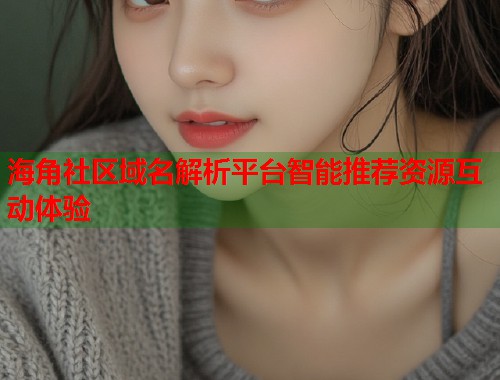 海角社区域名解析平台智能推荐资源互动体验  第2张