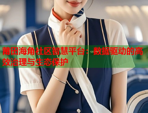 莆田海角社区智慧平台：数据驱动的高效治理与生态保护